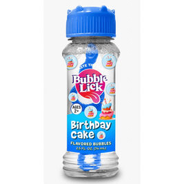 BubbleLick Flavored Dog Bubbles, Birthday Cake, 2.5-oz