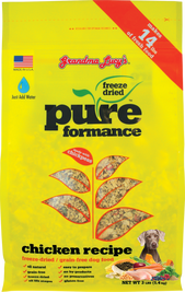 Grandma Lucy's Pureformance Freeze-Dried Dog Food, Chicken