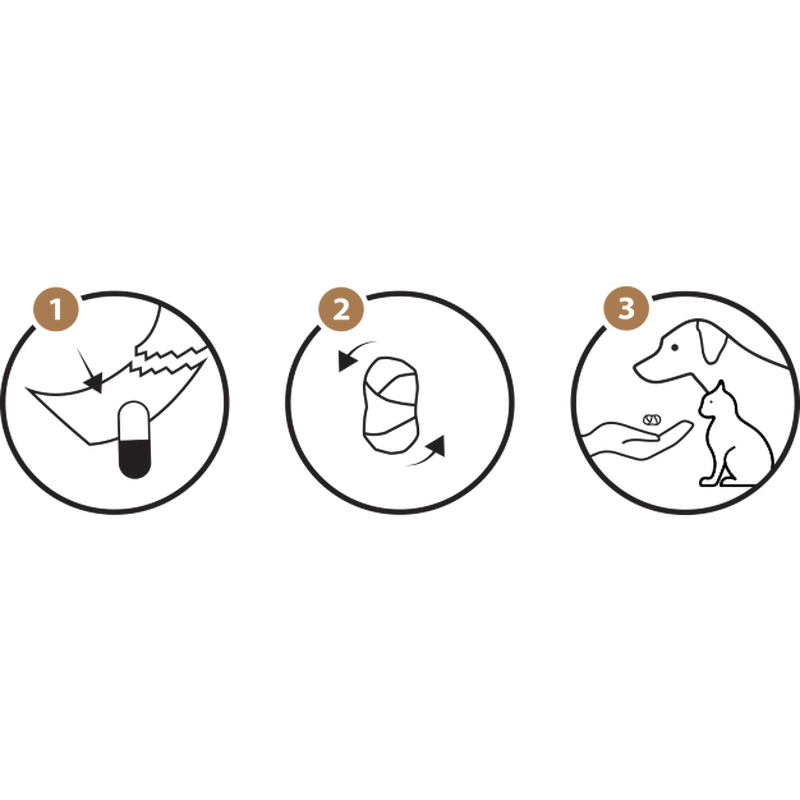 Mud Bay Buy Stashios WrapUps PillHiding Dog & Cat Treats, Peanut