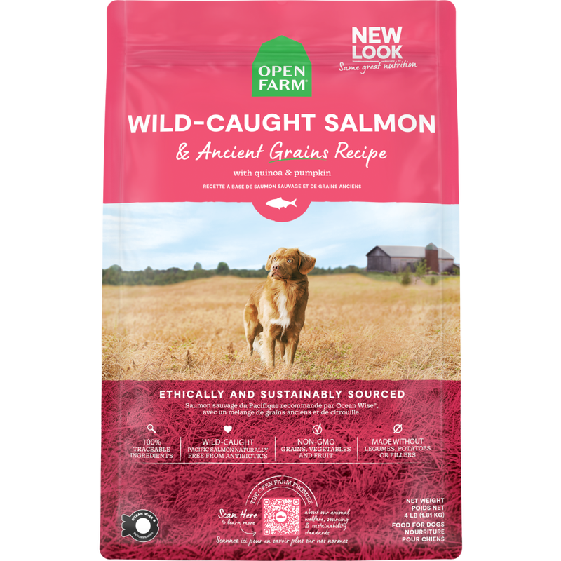 Open Farm Ancient Grains Dry Dog Food, Salmon image number null