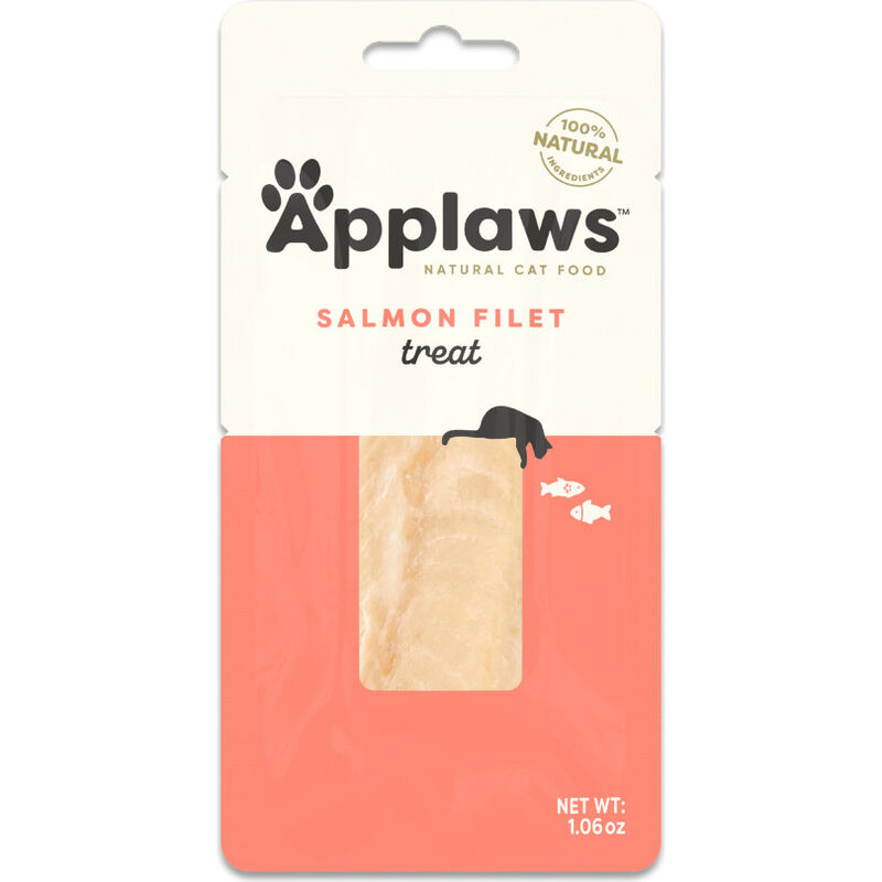 Applaws Natural Loin Cat Treat, Salmon, 1.06-oz image number null