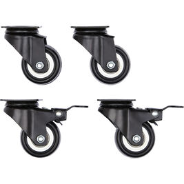MidWest Skudo Travel Pet Carrier Wheel Casters, 4-Pack