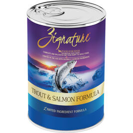 Zignature Limited Ingredient Canned Dog Food, Trout & Salmon