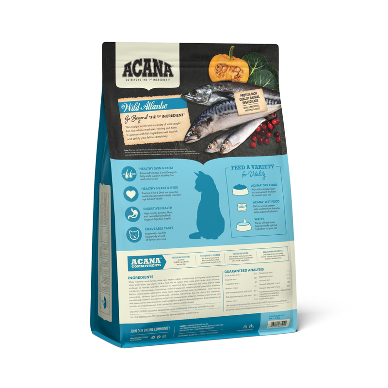 Acana Grain Free Dry Cat Food Wild Atlantic 4 lb