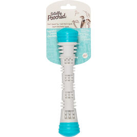Messy Mutts Totally Pooched Chew n' Squeak Stick Dog Toy