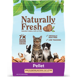 Naturally Fresh Walnut Shell Cat Litter, Pellet, 10-lb