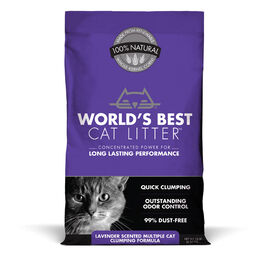 World's Best Cat Litter, Multiple Cat Lavender-Scented, 15-lb