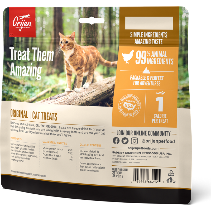 Orijen Freeze-Dried Cat Treats, Original, 1.25-oz image number null