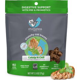 Shameless Pets Crunchy Cat Treats, Catnip N Chill, 2.5-oz