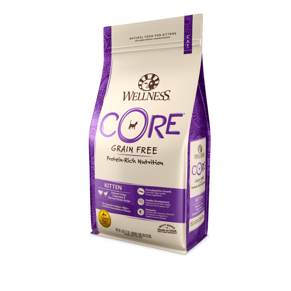 Wellness core on sale kitten dry food