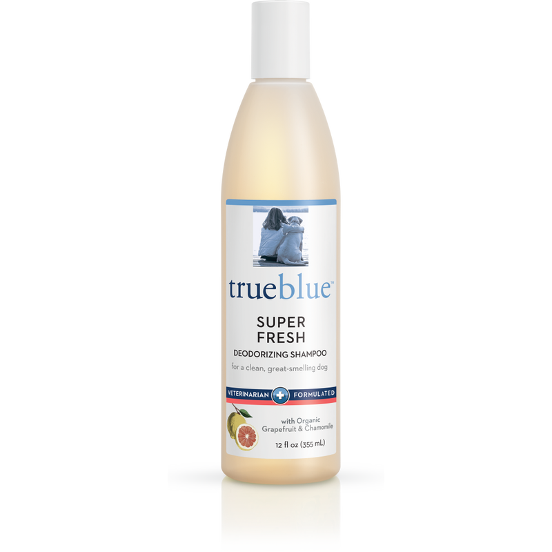 TrueBlue Super Fresh Deodorizing Dog Shampoo Grapefruit 12 oz