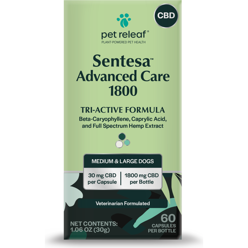 Pet Releaf Sentesa Advanced Care 1800 Dog Supplement, 60-count image number null
