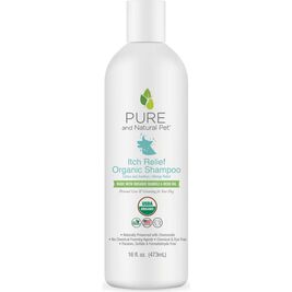 Pure and Natural Pet Itch Relief Organic Shampoo, Lavender & Mint, 16-oz