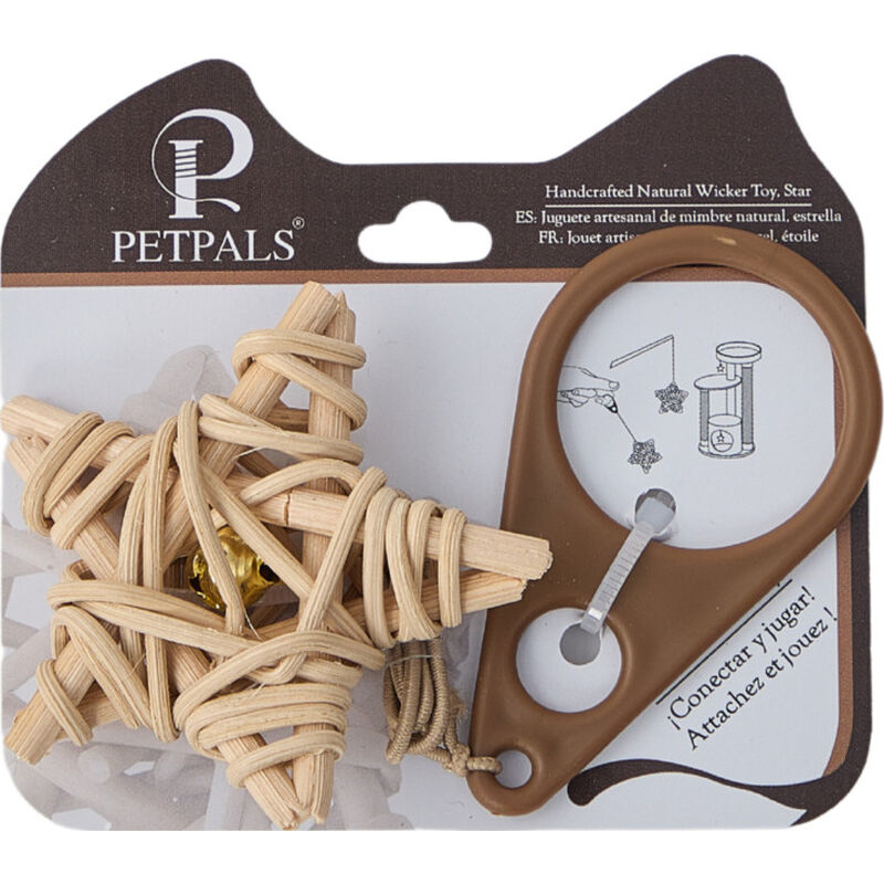 PetPals Rattan Cat Toys, Star image number null