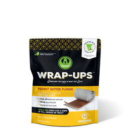 Stashios Wrap-Ups Pill-Hiding Dog & Cat Treats, Peanut Butter, 2.1-oz