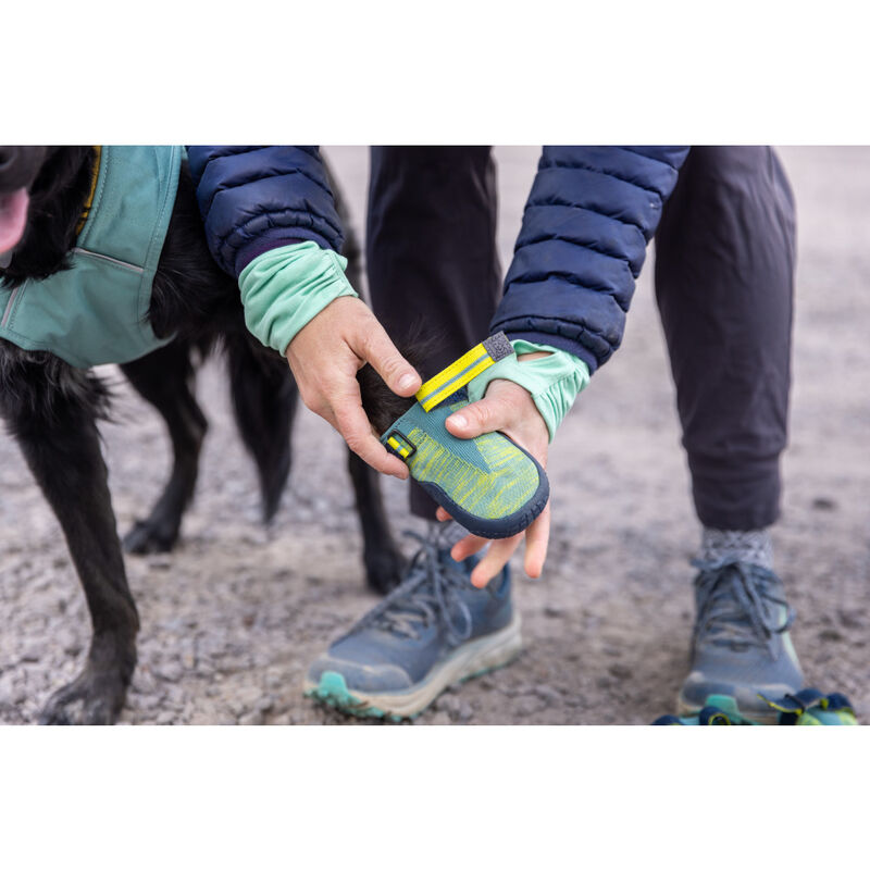 Ruffwear Hi & Light Dog Trail Shoes, Pair, River Rock Green image number null
