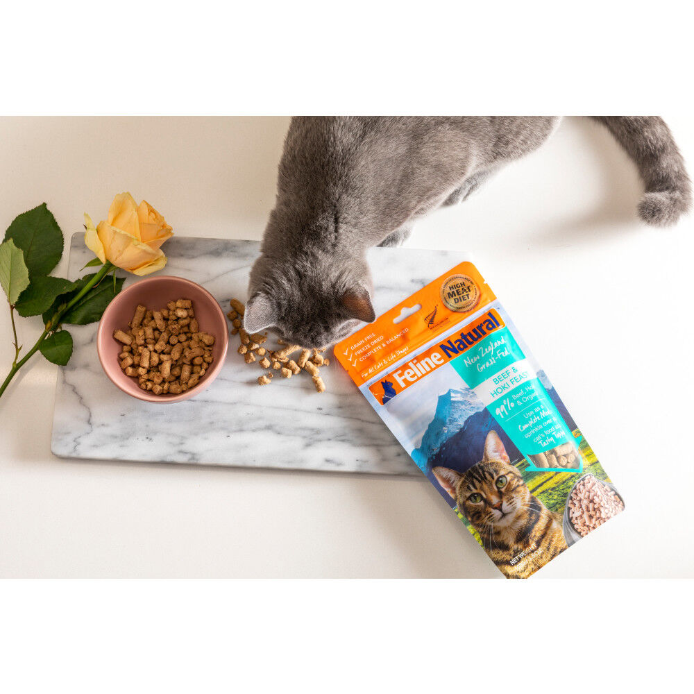 Feline natural store beef and hoki
