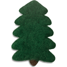 Mud Bay Felted Dog Toy, Tree