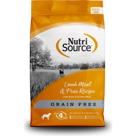NutriSource Grain Free Dry Dog Food, Lamb & Peas