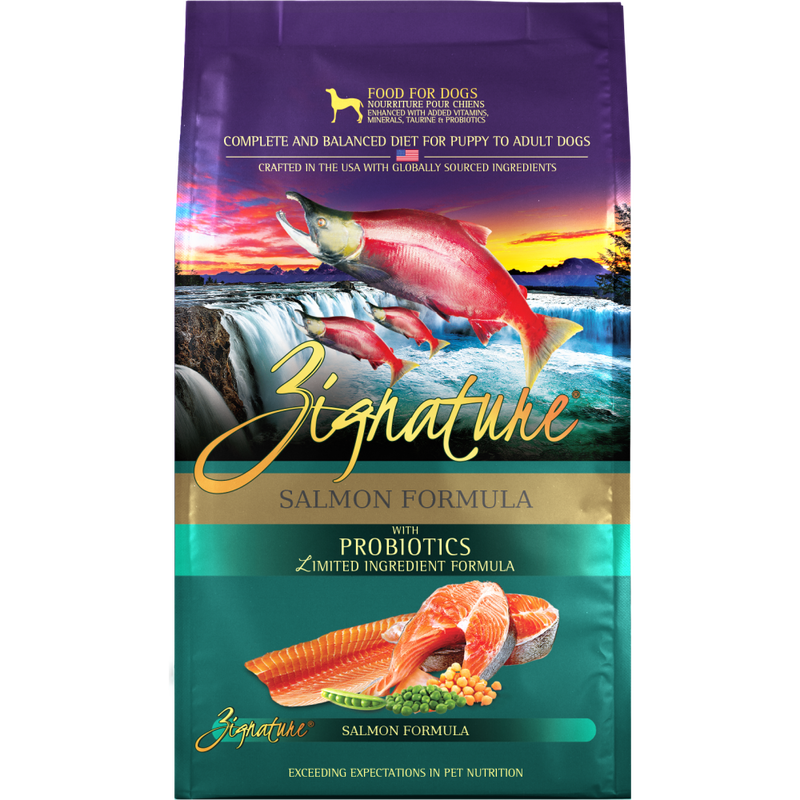 Zignature dry hot sale dog food