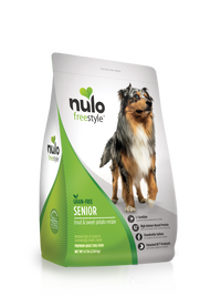 Nulo Freestyle Grain-Free Dry Dog Food, Senior, Trout & Sweet Potato