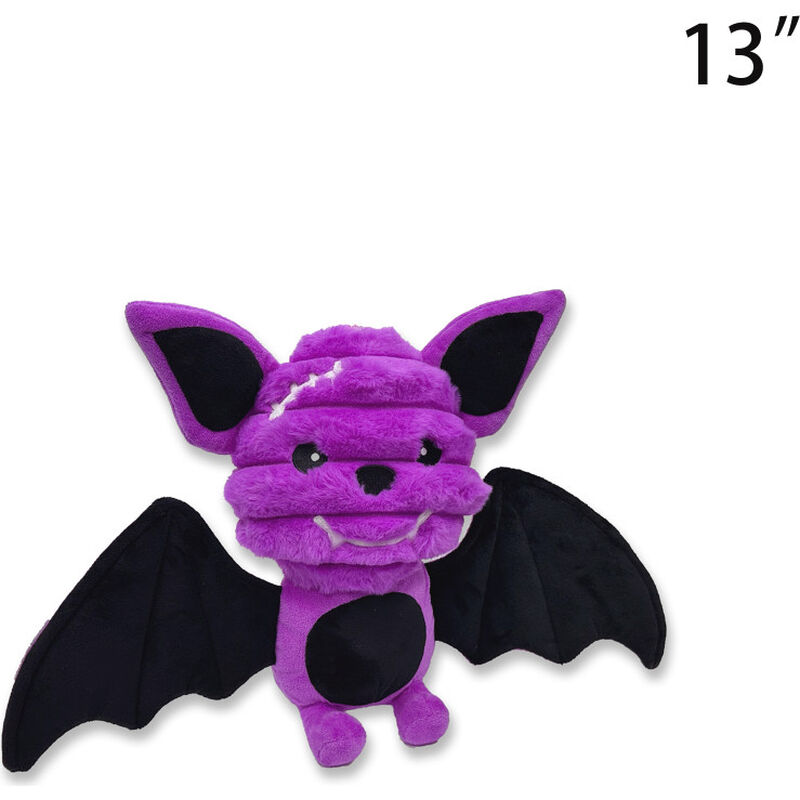 Petlou Halloween Zoo Friends Dog Toy, Bat, 13-in image number null