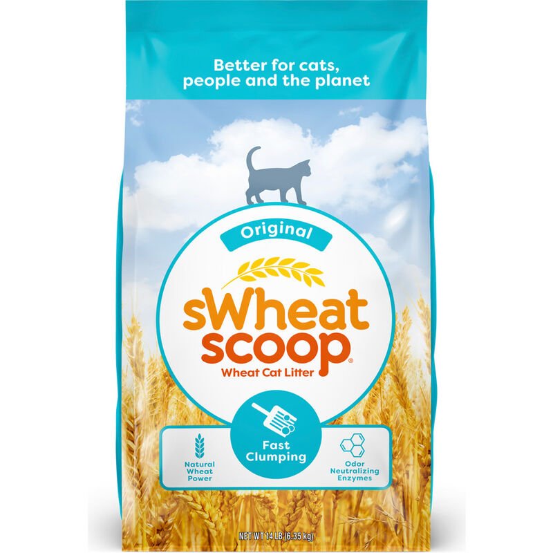 sWheat Scoop Cat Litter, Original, 14-lb image number null
