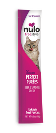 Nulo Freestyle Perfect Puree Lickable Cat Treat, Beef & Sardine, 0.5-oz
