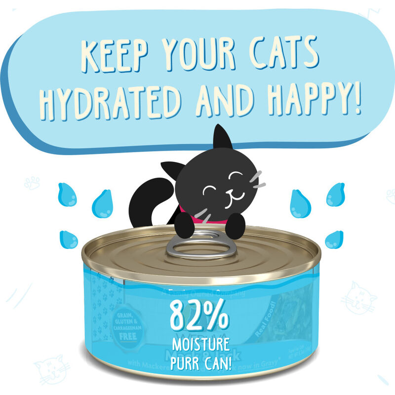Weruva Classic Canned Cat Food, Mack and Jack, Mackerel & Grilled Skipjack, 5.5-oz image number null
