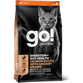 Go! Solutions Digestion + Gut Health Dry Cat Food, Salmon & Ancient Grains