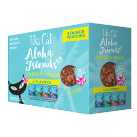 Tiki Cat Aloha Friends Wet Cat Food, Variety Pack, Tuna, 3-oz, 12-pack