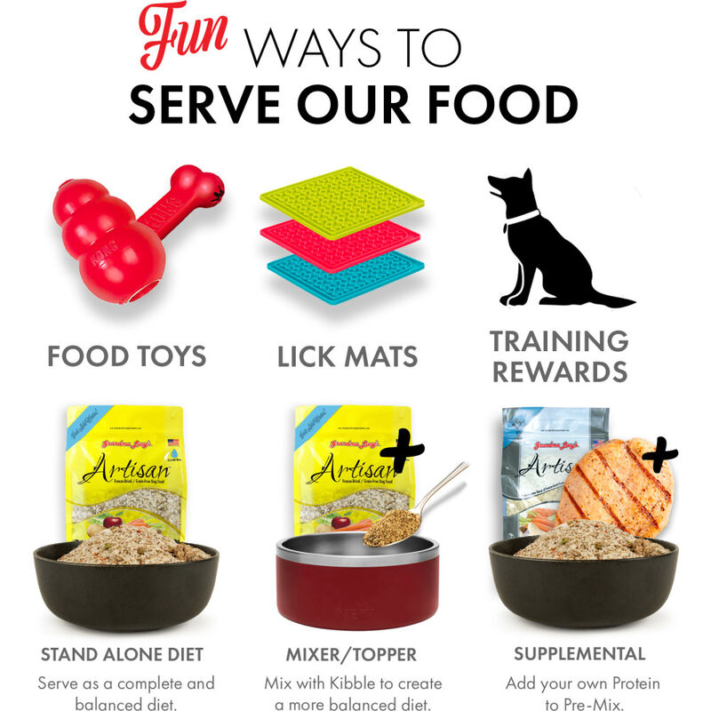 Grandma Lucy's Artisan Freeze-Dried Dog Food, Chicken image number null