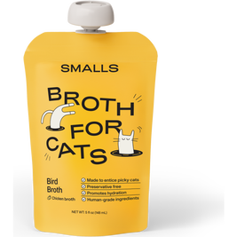 Smalls Cat Food Topper, Bird Broth, 5-oz