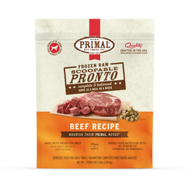 Primal Pronto Raw Frozen Dog Food, Beef