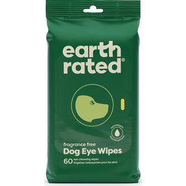 Earth Rated Dog Eye Cleansing Wipes, Fragrance Free, 60-count