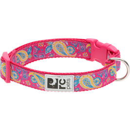 RC Pets Clip Dog Collar, Paisley