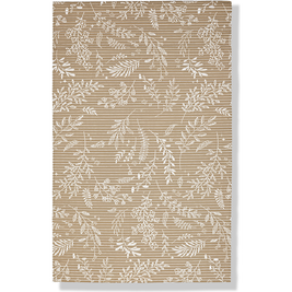 Mud Bay Foam Cat Litter Mat, Taupe Floral