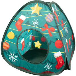Great & Small Holiday Cat Play Tent, Christmas Tree