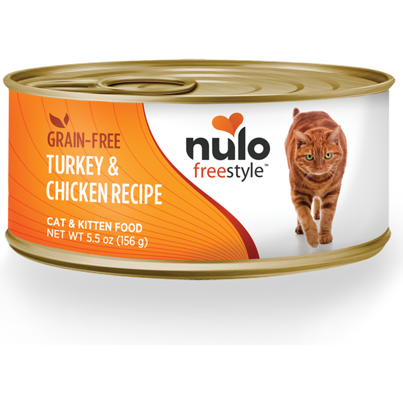 Nulo Freestyle Grain-Free Canned Cat Food, Pate, Turkey & Chicken, 5.5-oz image number null