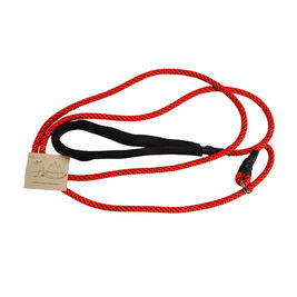 Serenity Pet Rope Dog Slip Lead, Red, 4-ft
