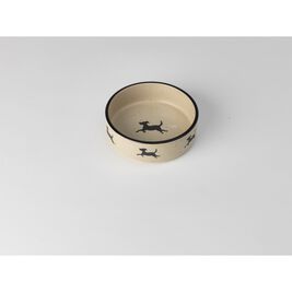 PetRageous Designs Chasing Dogs Dog Bowl, 2.5-cup