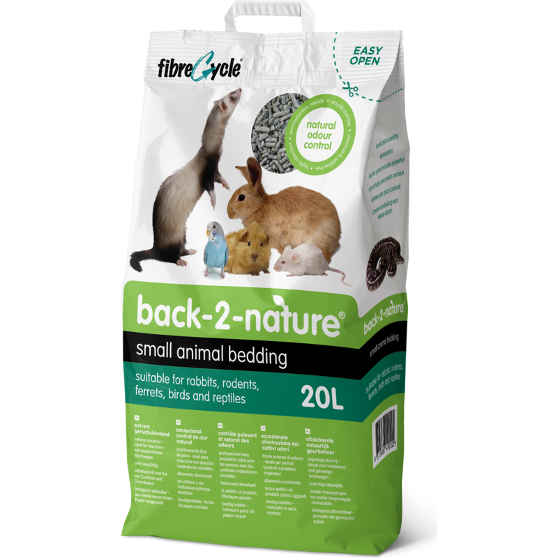 Back-2-Nature Paper Small Animal Bedding, 20-L image number null