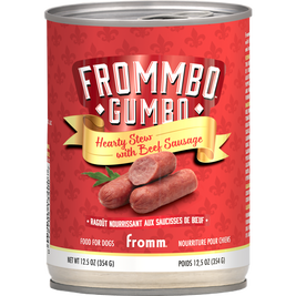 Fromm Frommbo Gumbo Hearty Stew Canned Dog Food, Beef Sausage