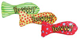 Yeowww! Stinkies Sardines Catnip Cat Toy, Assorted