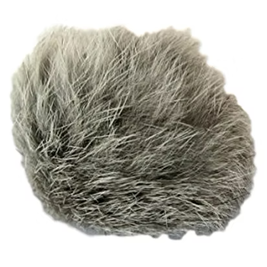 Boca Pet Real Fur Puff Cat Toy, 3-inch