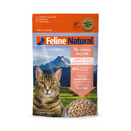 Feline Natural Freeze-Dried Cat Food, Lamb & Salmon