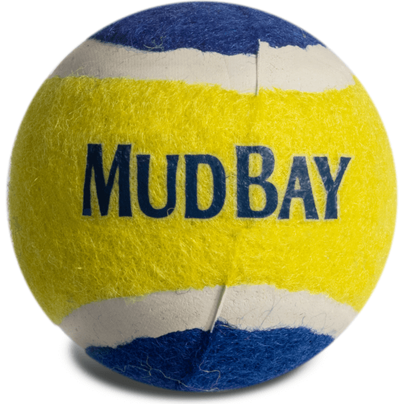 Mud Bay Squeaker Tennis Ball Dog Toy, Assorted Colors, Junior image number null