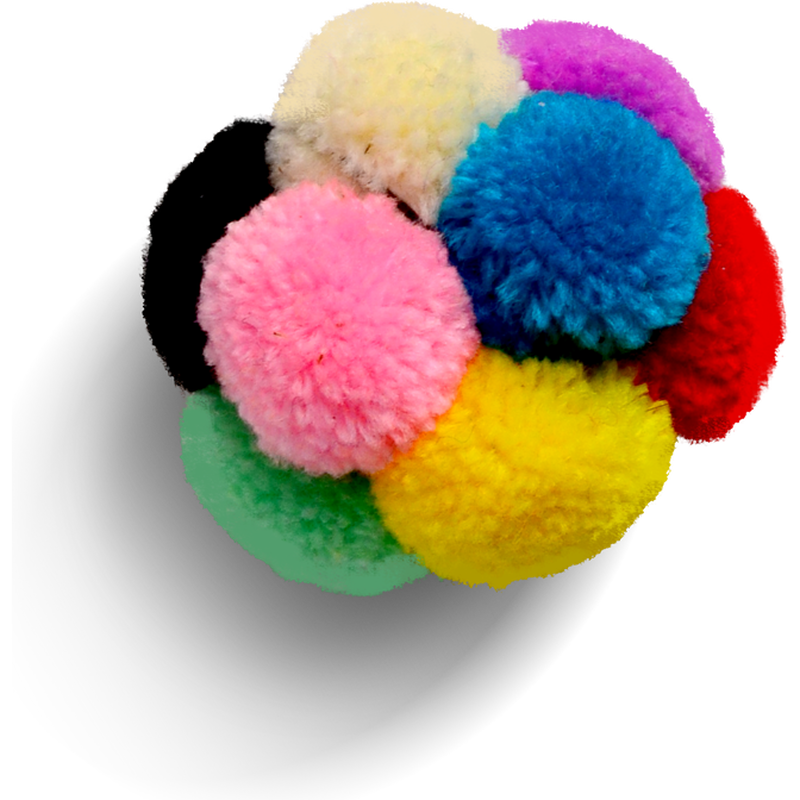 Goli Design Catomic Catnip Infused Pom Pom Ball Cat Toy