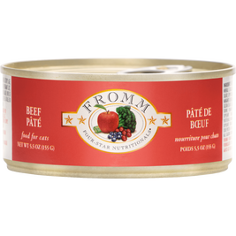 Fromm Four-Star Canned Cat Food, Beef Pate