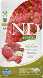 Farmina N&D Quinoa Dry Cat Food, Urinary, Duck